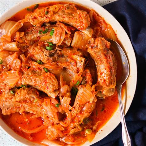Kimchi is a traditional korean dish made with salted fermented vegetables. kimchi braised whole30 pork ribs-sq - What Great Grandma Ate