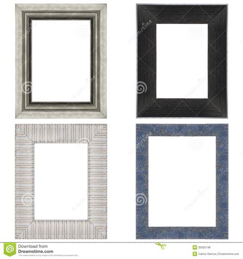Four picture frames stock photo. Image of decoration - 35035748