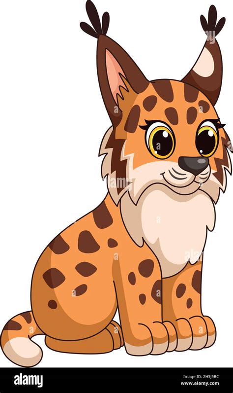 Cute Wildcat Clipart Mascot