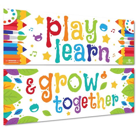 Play Learn And Grow Together Preschool Bulletin Boards Bulletin Boards