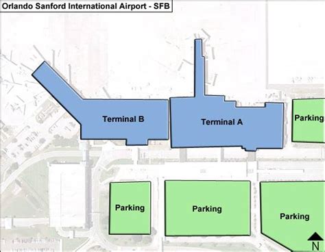 Orlando Sanford Airport Map Sfb Terminal Guide