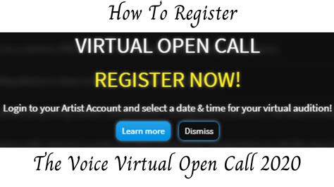 The Voice Auditions 2020 Virtual Open Call Season 19 Casting