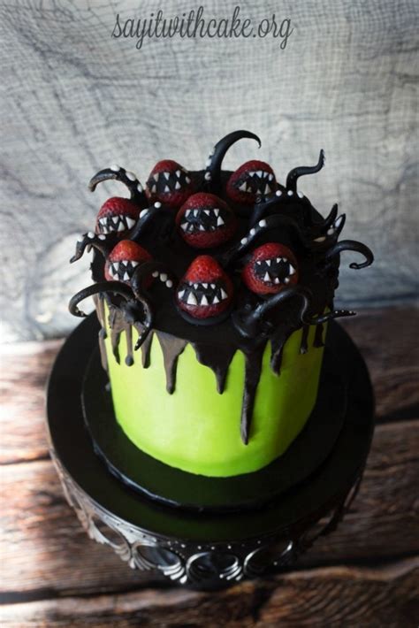 Halloween Brain Cakes 30 Scary Af Horror And Halloween Cakes