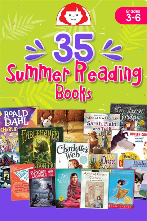 35 Best Summer Reading Books For Grades 36 Sixth Grade Reading