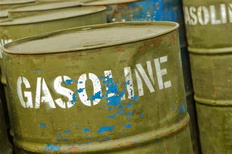Gasoline Drums Stock Photo Image Of Grunge Vintage 10288540