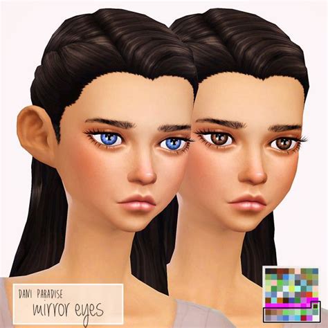 Mirror Eyes Eyes Sims 4 Skin