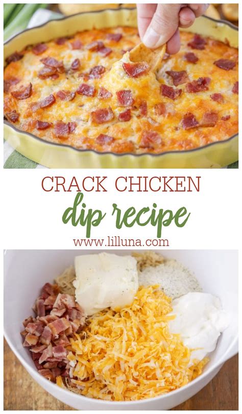 Easy Crack Chicken Dip Recipe Lil Luna