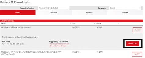 This model mp287 is an ink printer that also has scanning function. Download, Install and Update Canon Pixma MP280 Series MP ...