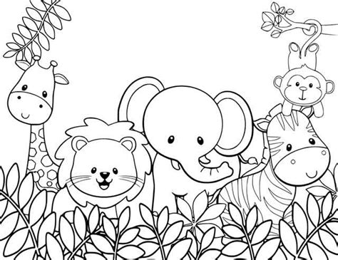 Zoo animal coloring pages farm animal coloring pages dog coloring page cute coloring pages christmas coloring pages free printable coloring pages coloring pages for kids coloring sheets monkey coloring pages. 10 Best Free Printable Baby Animal Coloring Pages For Kids