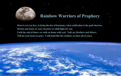 Rainbow Warriors Of Prophecy D Happy Face Prayer Proclaim Again