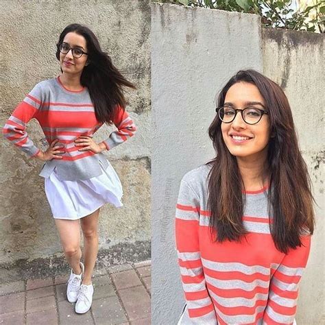 Shraddha Kapoor Looks So Cute With Glasses Instantbollywood Bollywood Shraddhakapoor