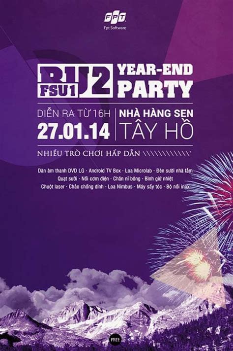 Red and blue 4th of july independence day flyer. Year End Party Free PSD Flyer Template - Download