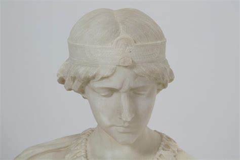 Italian Marble Bust Antique Sculpture Of Cleopatra By Aristede