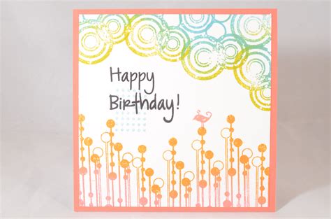 A Fun And Funky Birthday Card Different Colors Grunge Birthday Cards