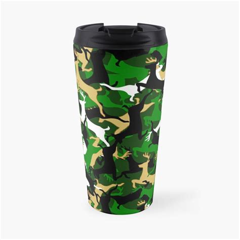 Camouflage Deer Travel Mug By Dewdropdesigns Mugs Travel Mug Camouflage
