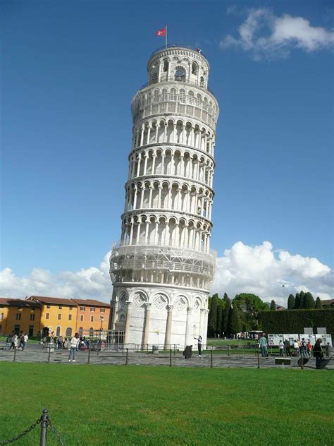 It was constructed to be the bell tower to the cathedral of he tried to make up for the tilt by making one side of the upper floors more taller than the other side. Leaning Tower of Pisa - Italy - World for Travel