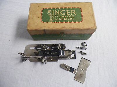 Singer Buttonhole Sewing Machine Attachment 121795 EBay