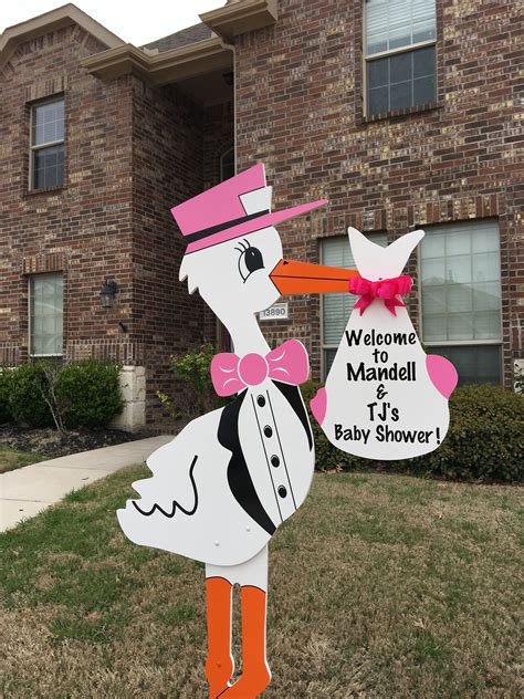 Here's when you should have it. Frisco, Texas Baby Shower Stork Yard Sign Storks & More of ...