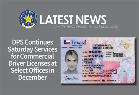 Dps Continues Saturday Services For Commercial Driver Licenses At