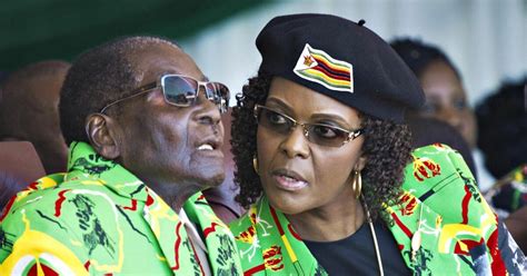 Zimbabwe Mugabe Den 41 år Yngre Kona Førte Til Robert Mugabes Fall