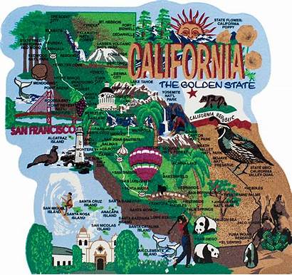 California Map State States United Points Interest