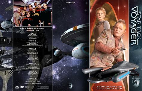 Star Trek Voyager Season 2 Ships Of The Line Tv Dvd Custom Covers