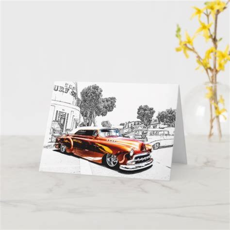 Car Greeting Cards Zazzle