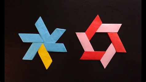 How To Make A Transforming Origami Ninja Star Youtube