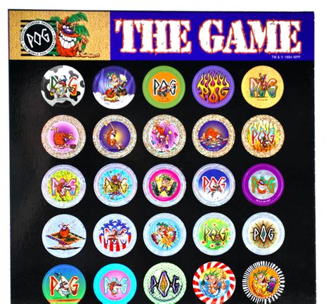 Wpf Pog The Game Uncut Sheets 50 Pogs 1994 Etsy