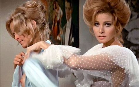 Raquel Welch And Farrah Fawcett In A Scene From The Movie Myra
