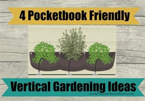Vertical Gardening Ideas Preparednessmama Vertical Garden Survival
