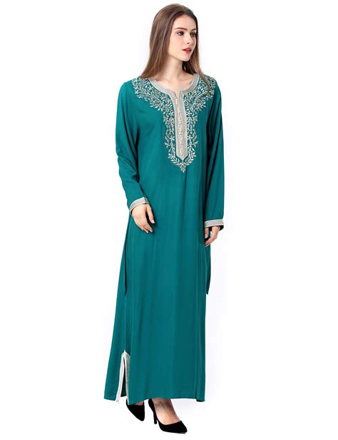 Muslim Dress Dubai Kaftan For Women Long Sleeve Arabic Long Dress Abaya