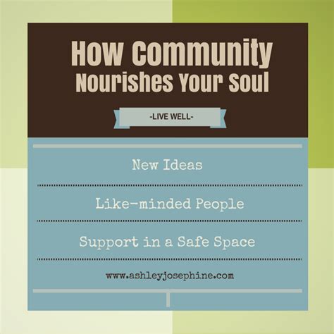How Community Nourishes Your Soul Ashley Josephine Wellness
