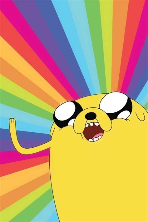 Jake Rainbow Dibujos Arte De Adventure Time Adventure Time
