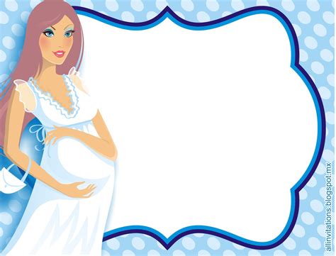 Imagenes De Mujeres Embarazadas Para Invitaciónes De Baby Shower Imagui