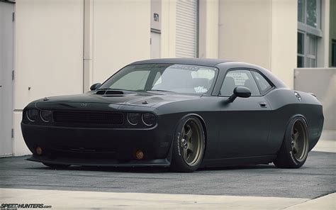 Coche Negro Coche Dodge Challenger Muscle Cars Dodge Challenger Srt