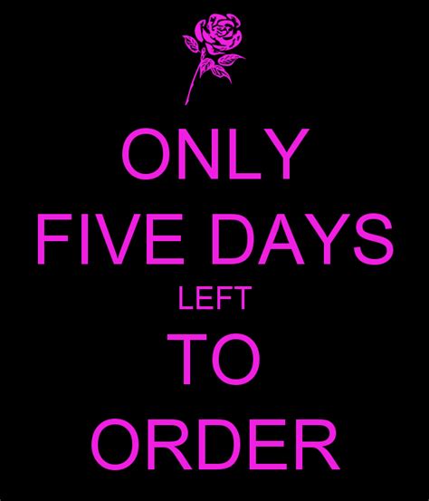 Heres Your Daily Reminder Only 5 Days Left People Yes I Said 5