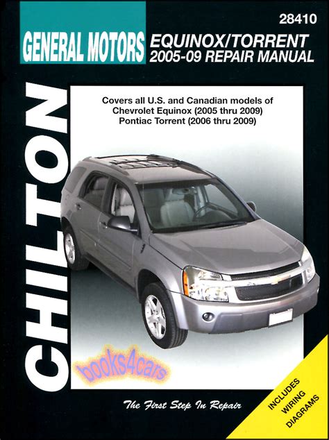 Shop Manual Service Repair Chilton Haynes Book Chevrolet Equinox