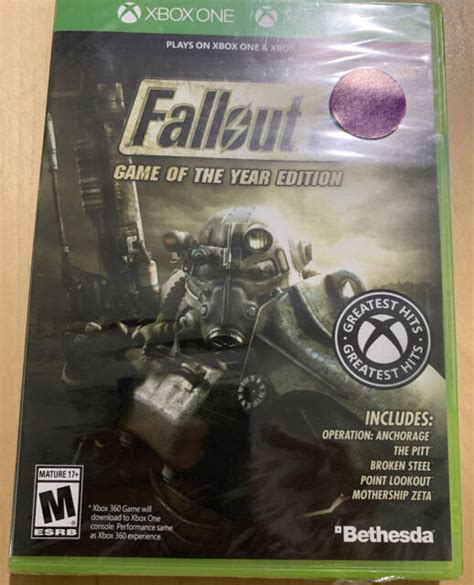 Fallout 3 Game Of The Year Edition Microsoft Xbox 360 2009 For