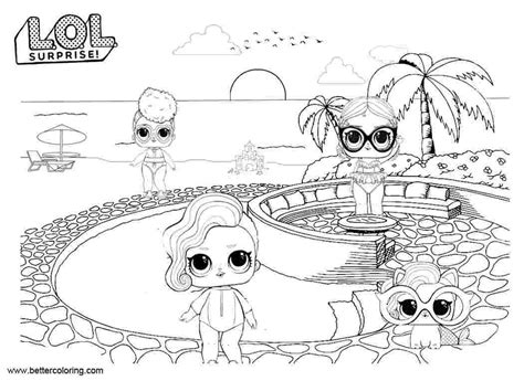 Click on the coloring page to open in a new window and print. Lol Surprise Coloring Pages Pdf Queen Bee Pets Free ...