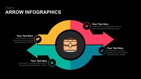 Infographics Arrow Powerpoint Template And Keynote