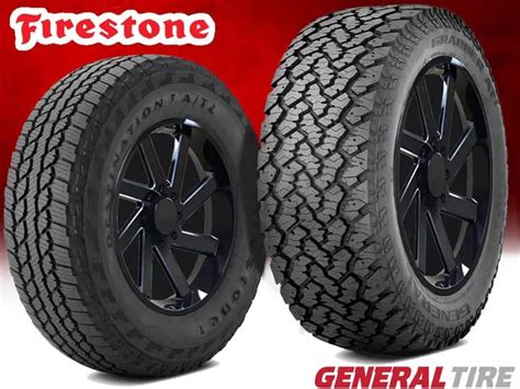 General Grabber At2 Vs Firestone Destination At Comparethetire