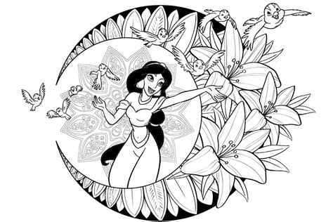 Jasmine Flower Coloring Pages Best Flower Site