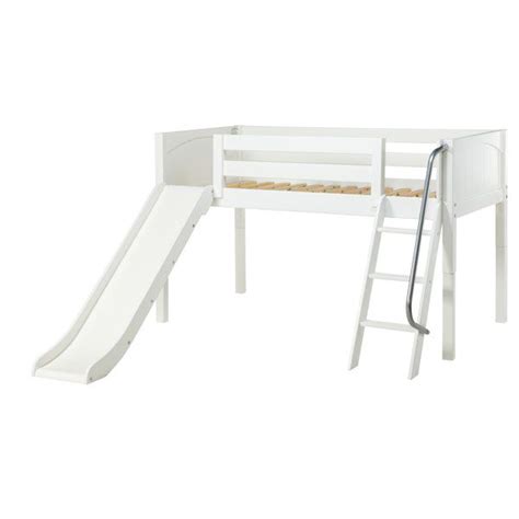 Wow Wp Maxtrix Twin Low Loft Bed With Slide