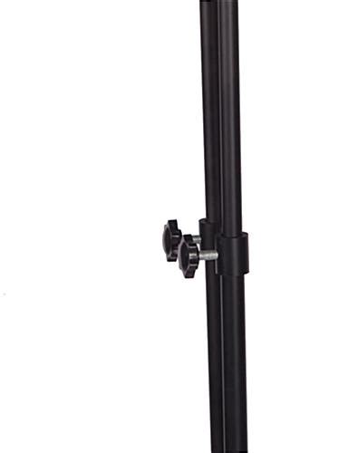 11 X 17 Sign Stand Adjustable Height Pole Black Frame