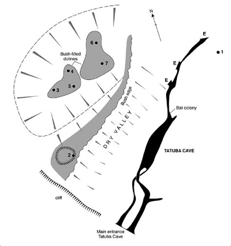 The Tatuba Cave System And The Location Of Other Cave Features 1 7