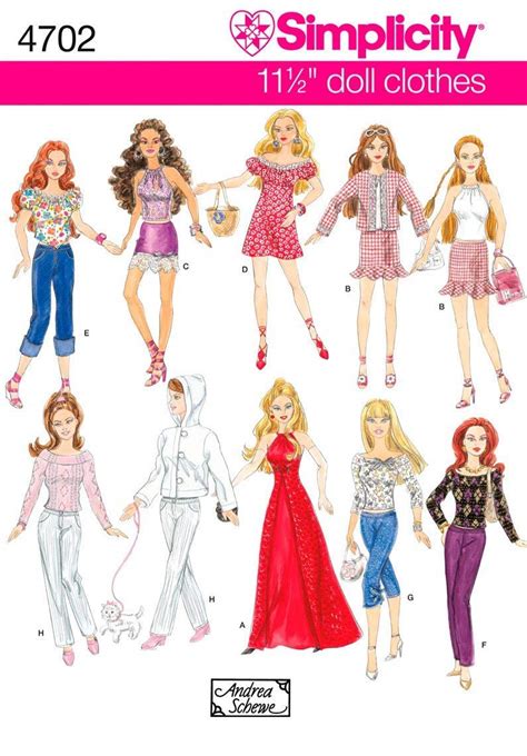 easy barbie clothes patterns free patterns