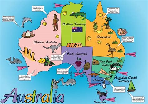 Beranda / australia printable map 3x5 : Pin on VBS2019