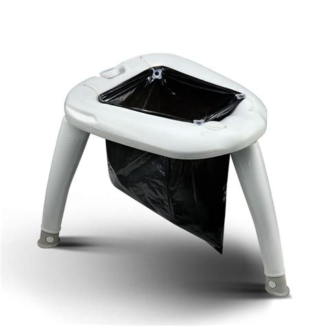 The Camping Toilet Is Made Of Strong And Durable Plastic With A Weight