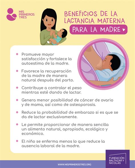 Beneficios de la lactancia materna Fundación Baltazar y Nicolas